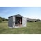 Arrow Storage Products 310 cu ft PermaPlate Steel Peaked Roof Storage Shed, Anthracite EG86AN - alternate 5